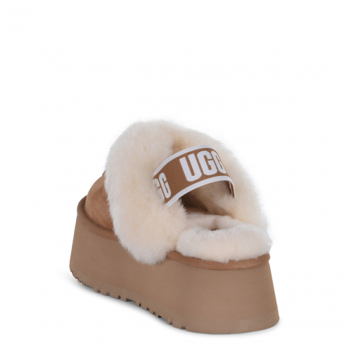 Chesnut Funkette Suede Clog