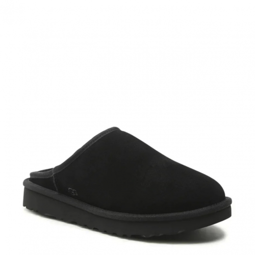 Black Classic Slip On Slippers 2
