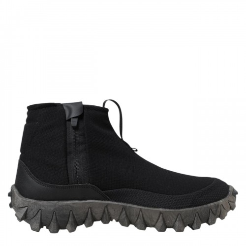 Black Snowclog Mid Sneakers