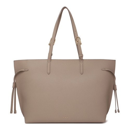 Linen and Urban Grey Ava Shopping Bag L