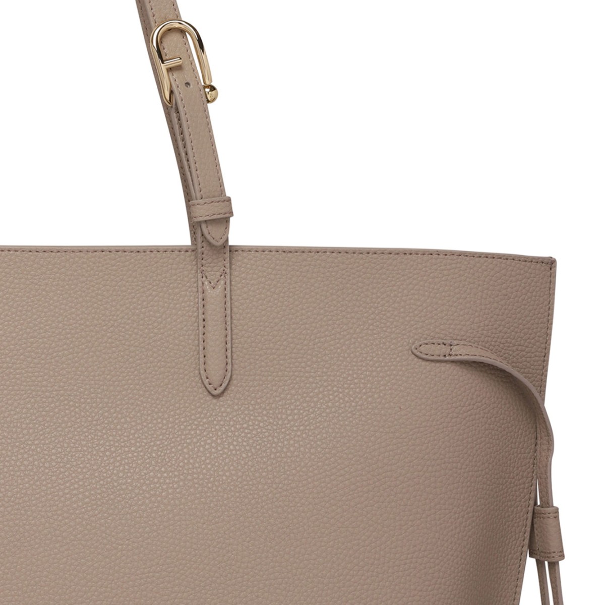 Linen and Urban Grey Ava Shopping Bag L