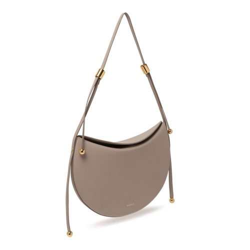 Linen Moonstone Shoulder Bag S