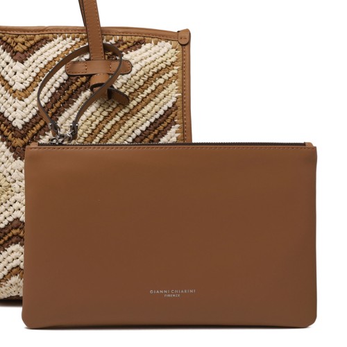 Multicolour Women Straw Tote Bag