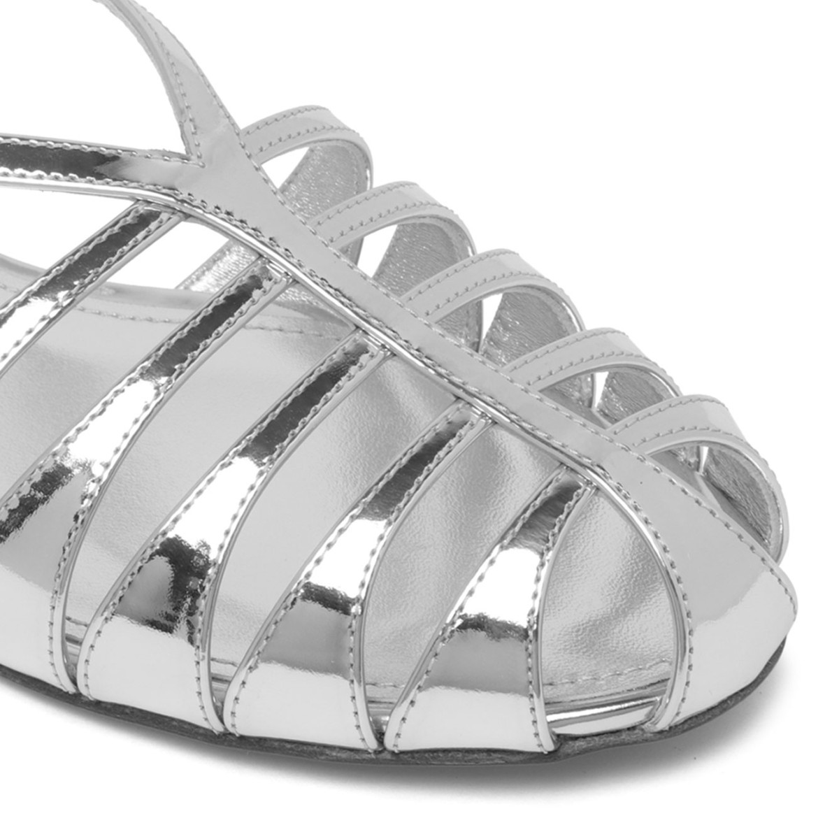 Cage Silver Sandal