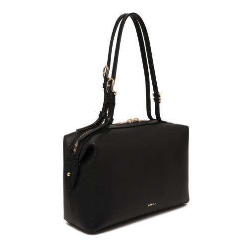 Black Double Boston Bag