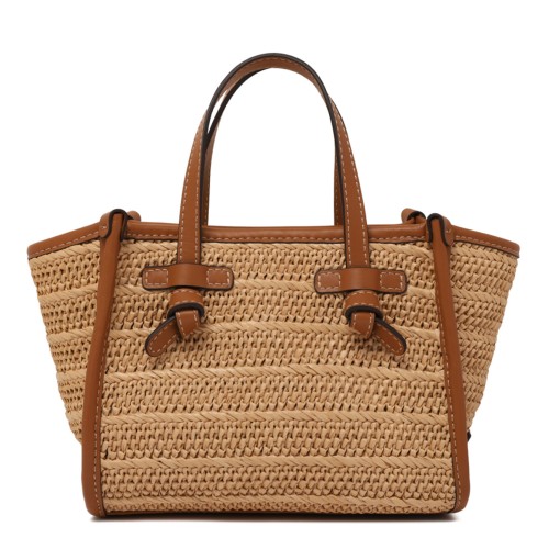 Natural Straw Woven Mini Tote Bag 2