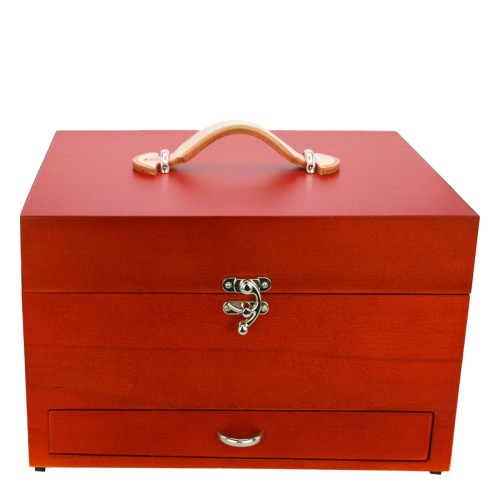 Red Wooden Case Top 2