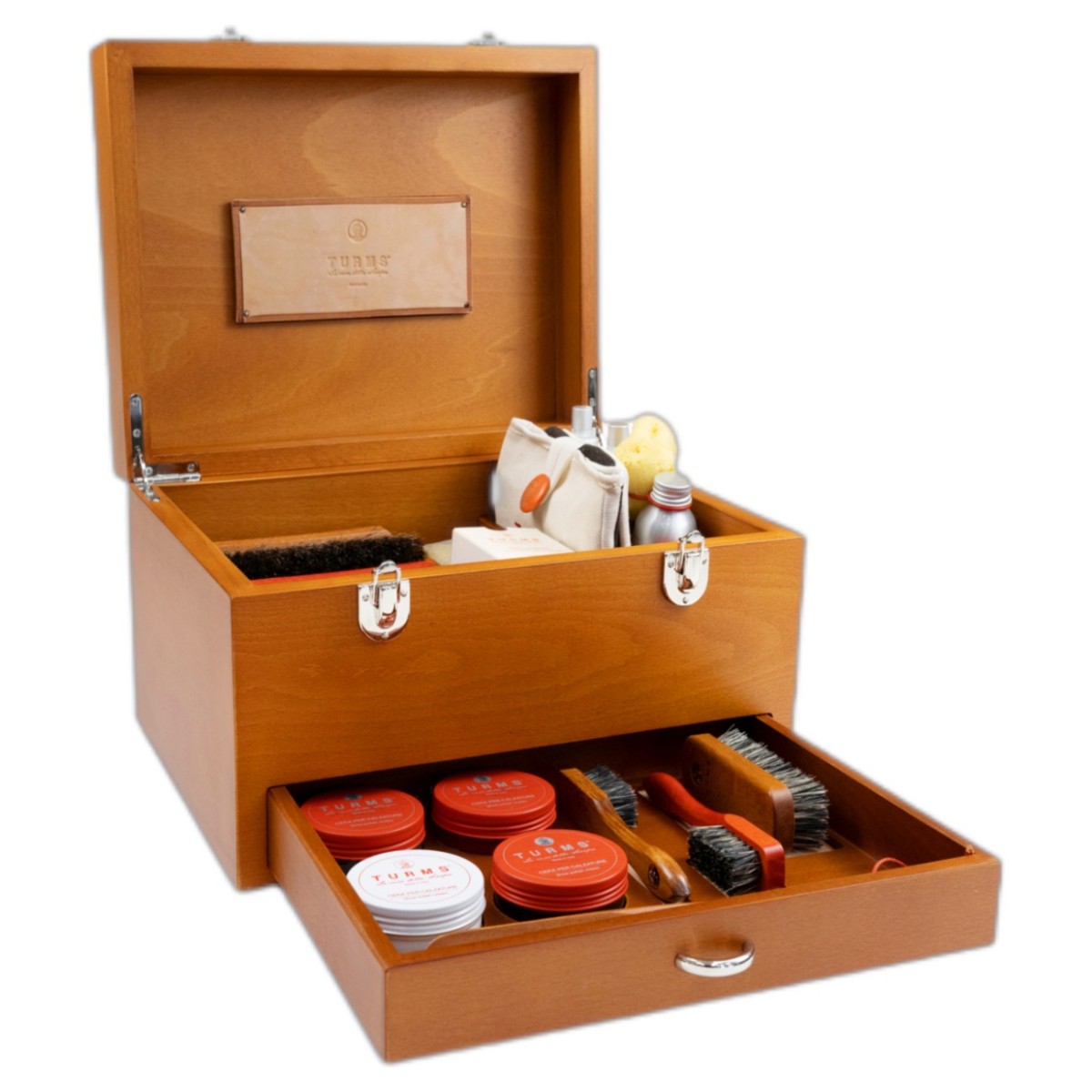 Classic Brown Wooden Case