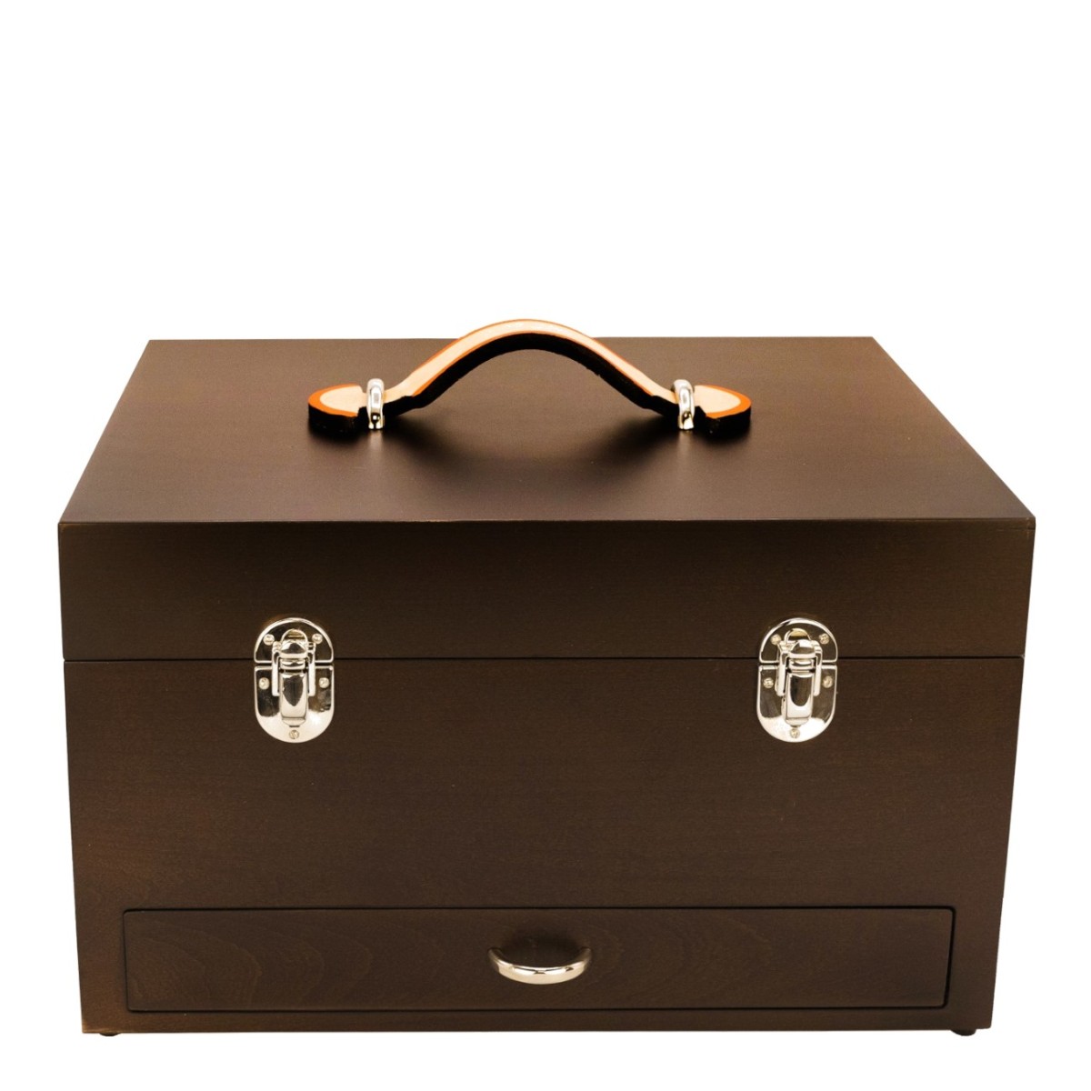 Dark Brown Wooden Case