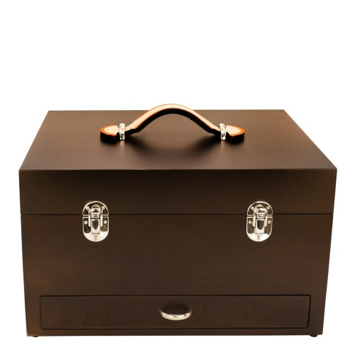 Dark Brown Wooden Case