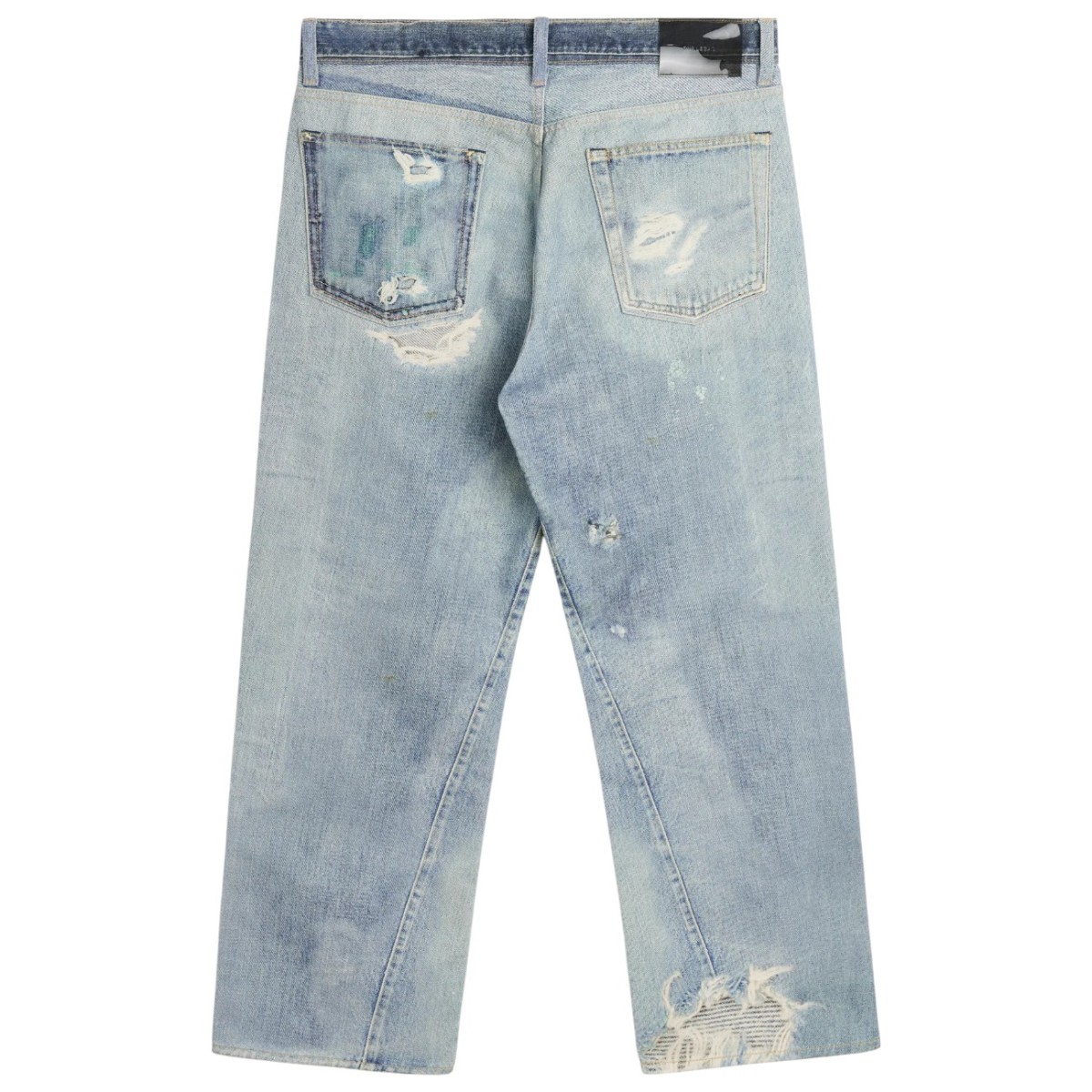 Digital Denim Print Jeans