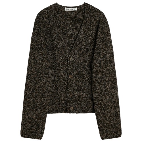 Bear Twist Mouline Wool Cardigan