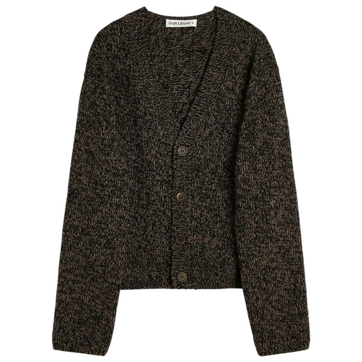Bear Twist Mouline Wool Cardigan