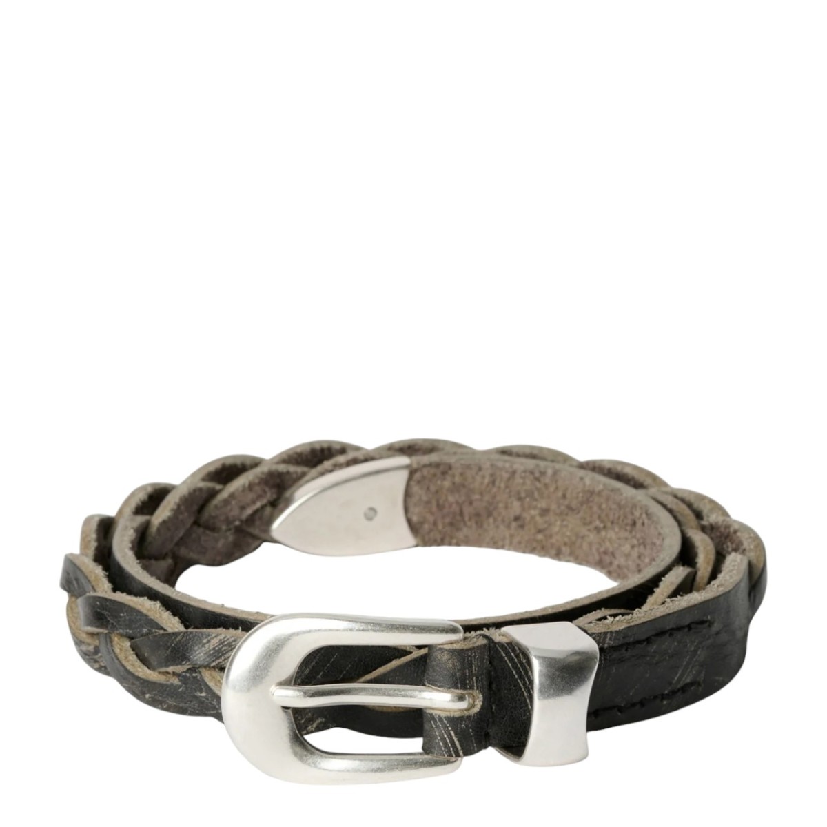 Soft Coal Torn Bovine Belt