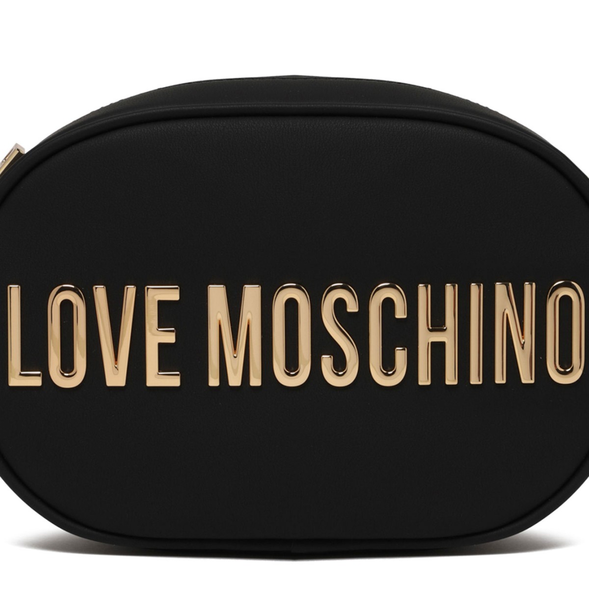 Black Bold Love Faux Leather Shoulder Bag