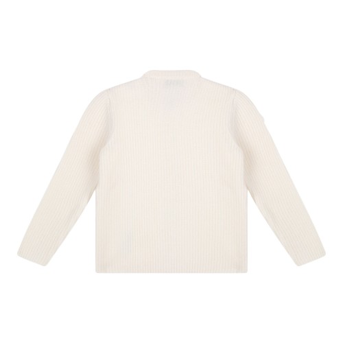 White Padded Cardigan 2