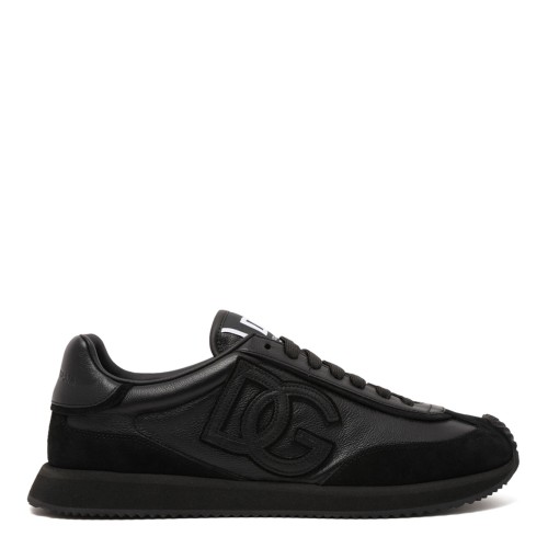 Black DG Cushion Calfskin Sneaker