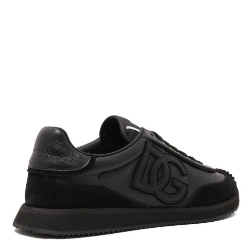 Black DG Cushion Calfskin Sneaker