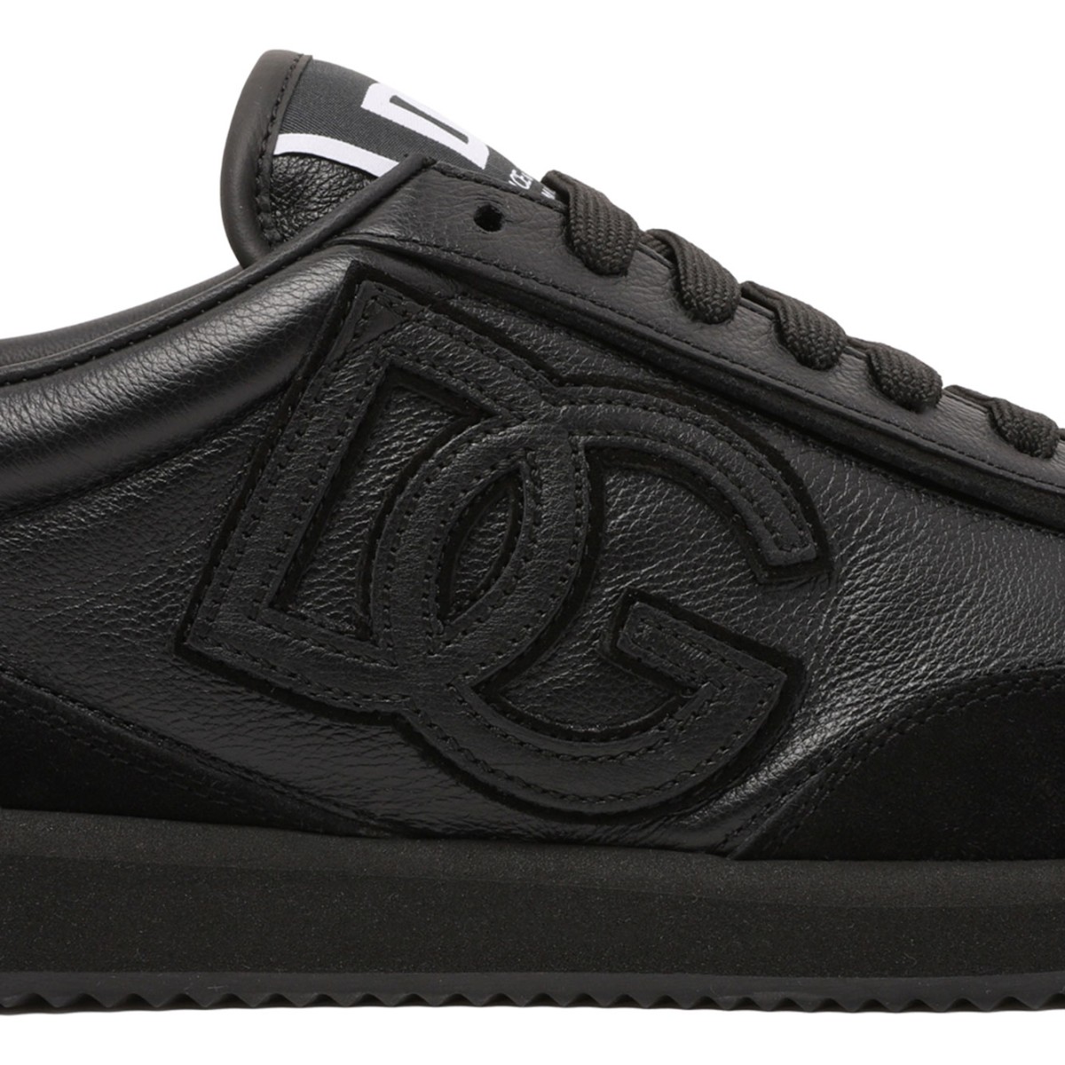 Black DG Cushion Calfskin Sneaker