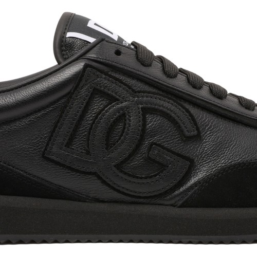 Black DG Cushion Calfskin Sneaker