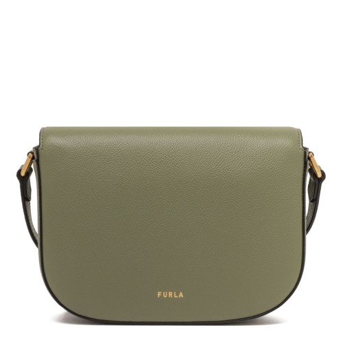 Avocado Curved-Flap Crossbody Bag 2
