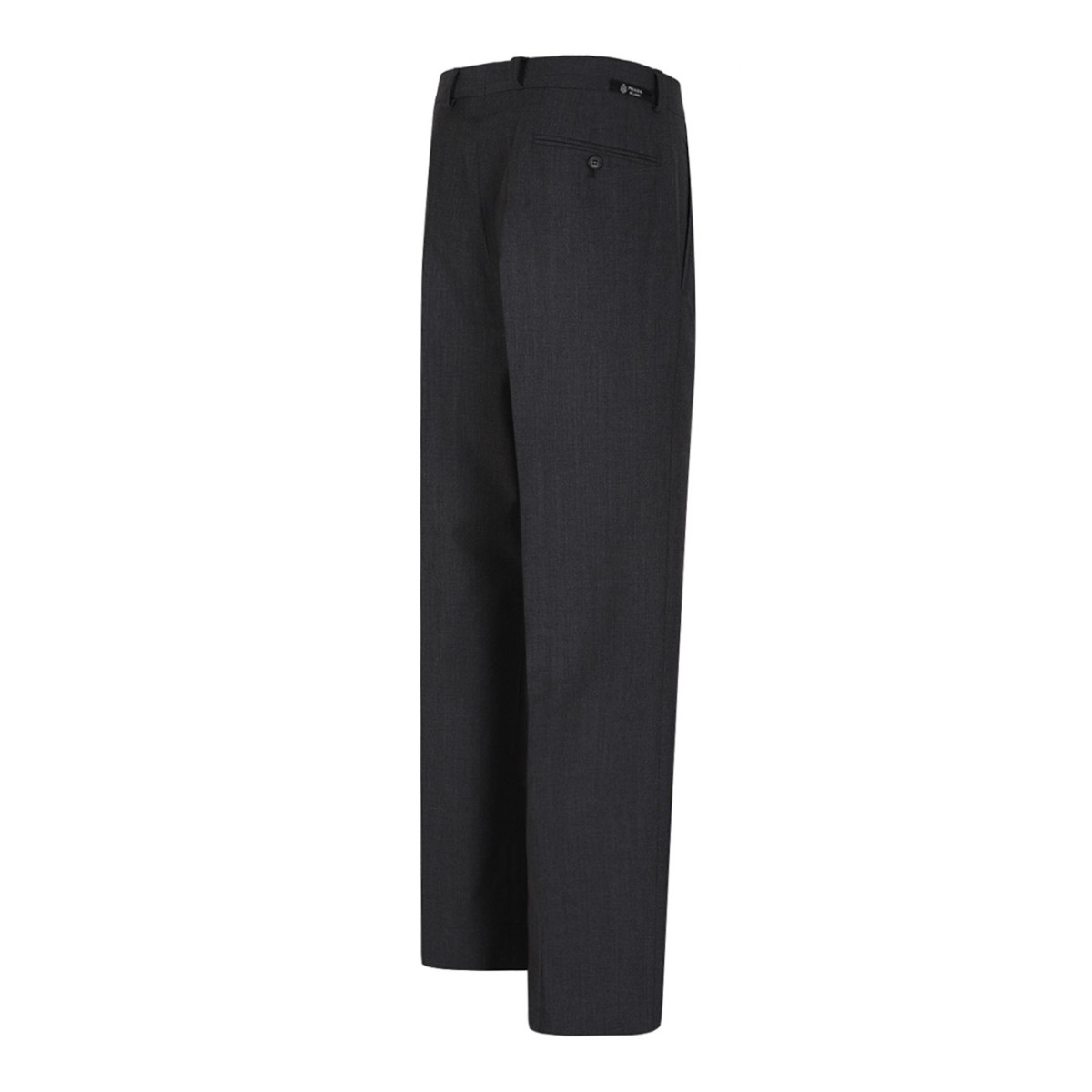 Charcoal Wool Blend Pants