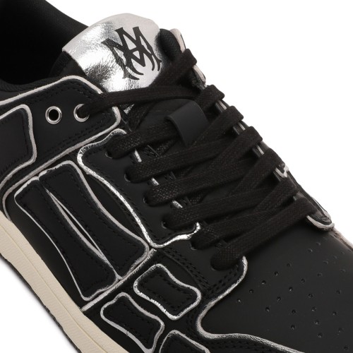 Black Skel Top Perforated Sneakers