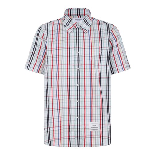 Multicolour Popline Check Motif Shirt
