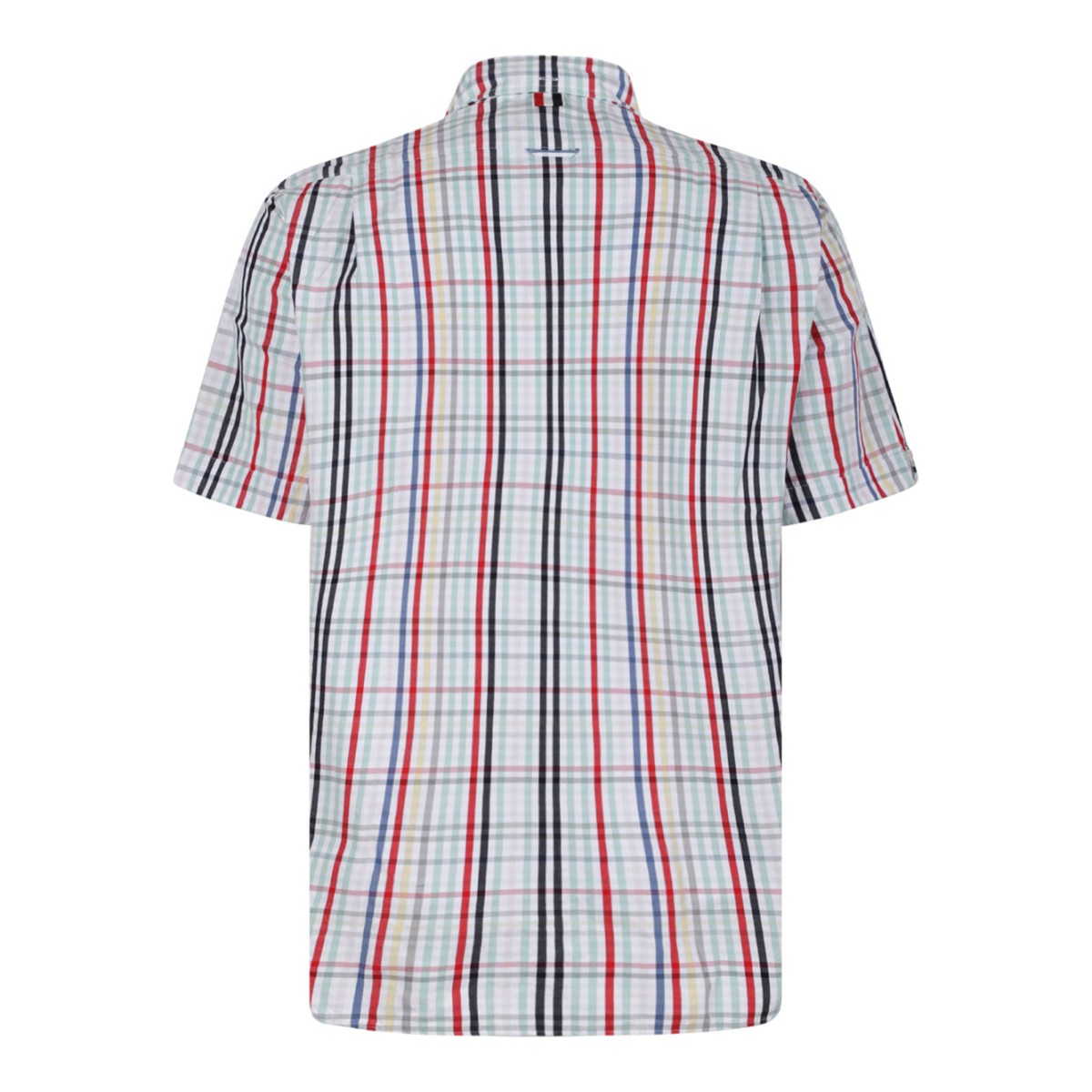 Multicolour Popline Check Motif Shirt