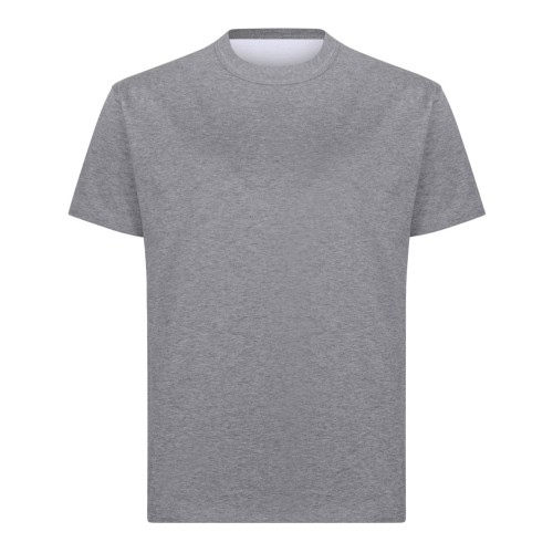 White and Grey Reversible Cotton T-Shirt