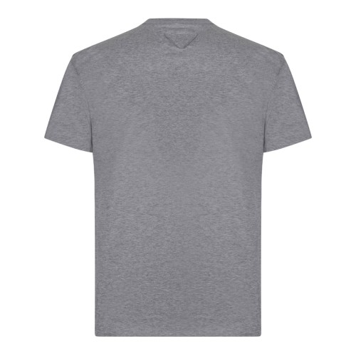 White and Grey Reversible Cotton T-Shirt
