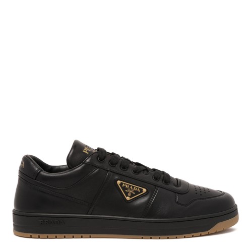 Black Downtown Nappa Sneakers