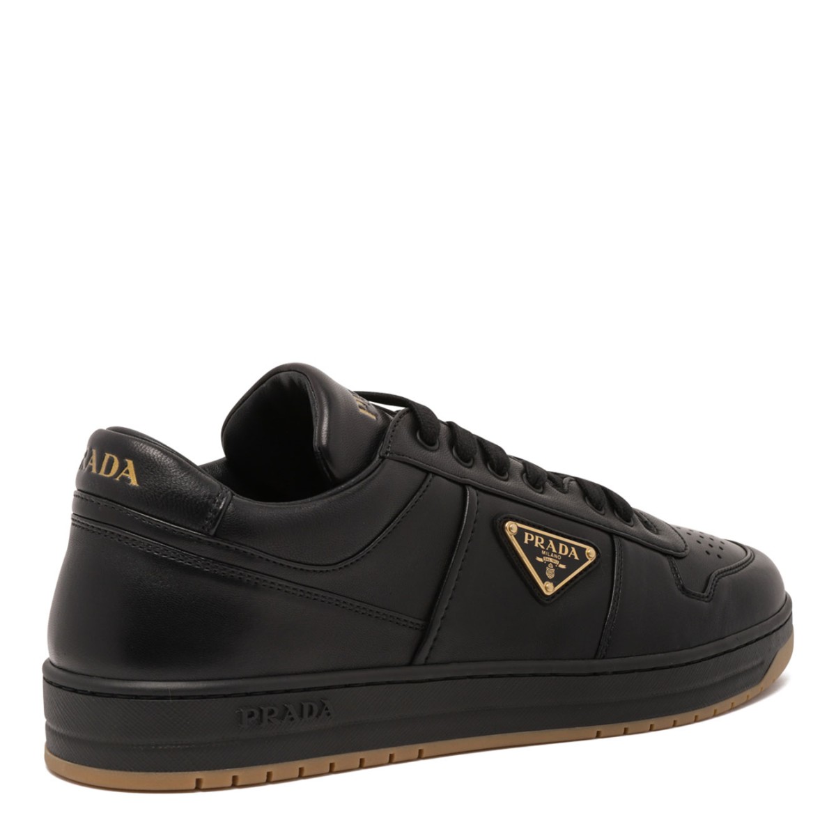 Black Downtown Nappa Sneakers
