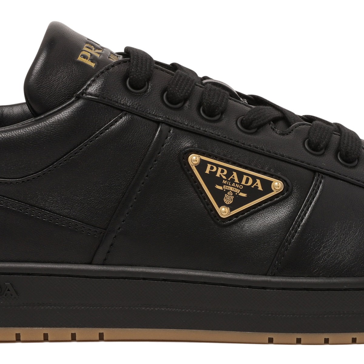 Black Downtown Nappa Sneakers