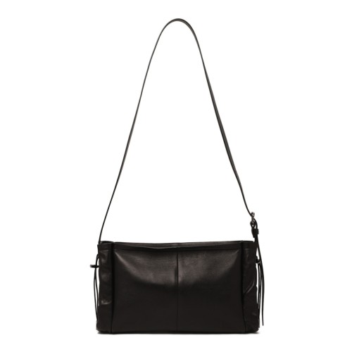 Black Drawstring Shoulder Bag