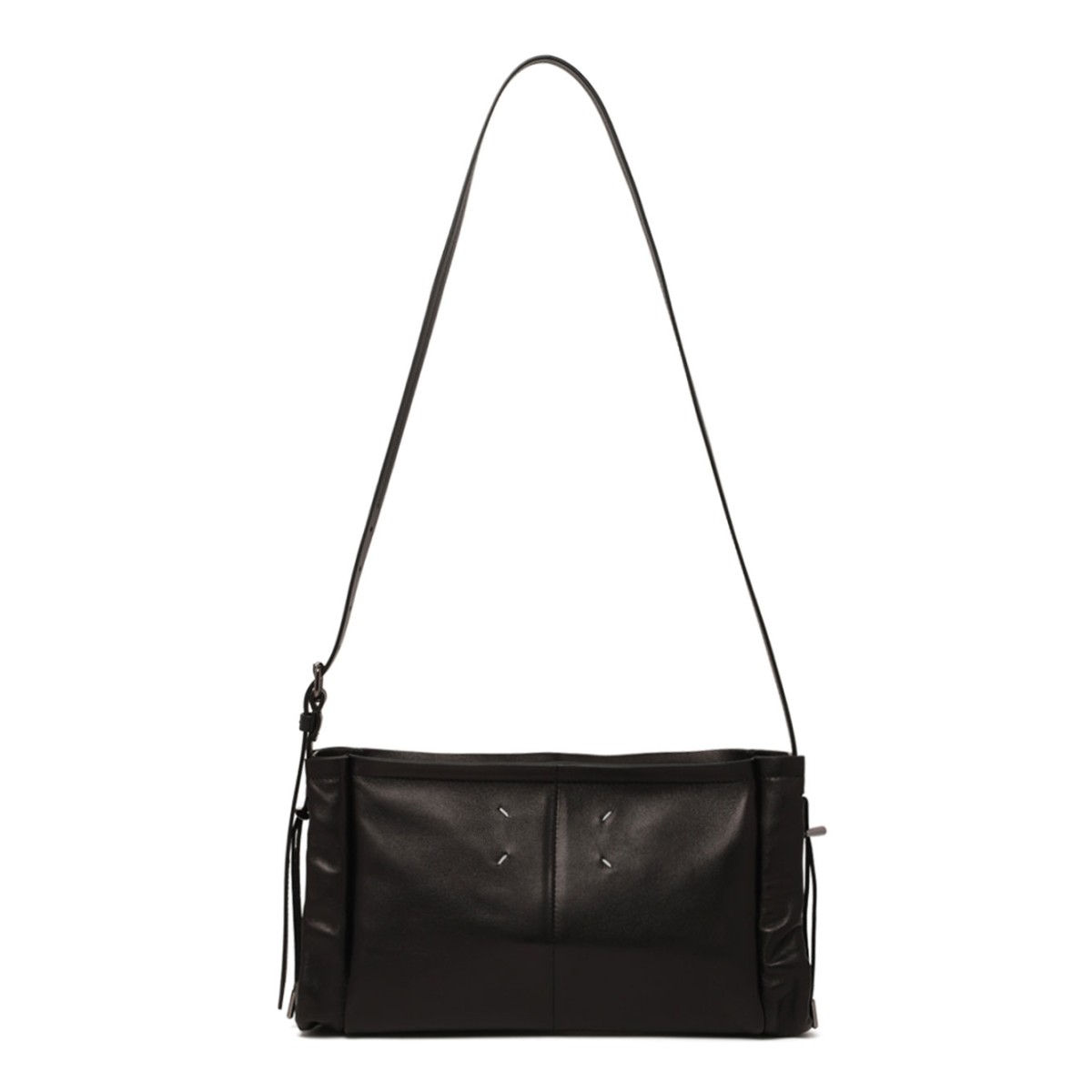 Black Drawstring Shoulder Bag