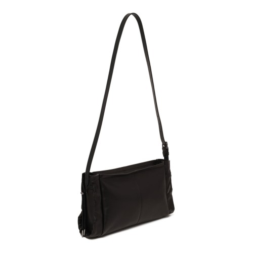 Black Drawstring Shoulder Bag
