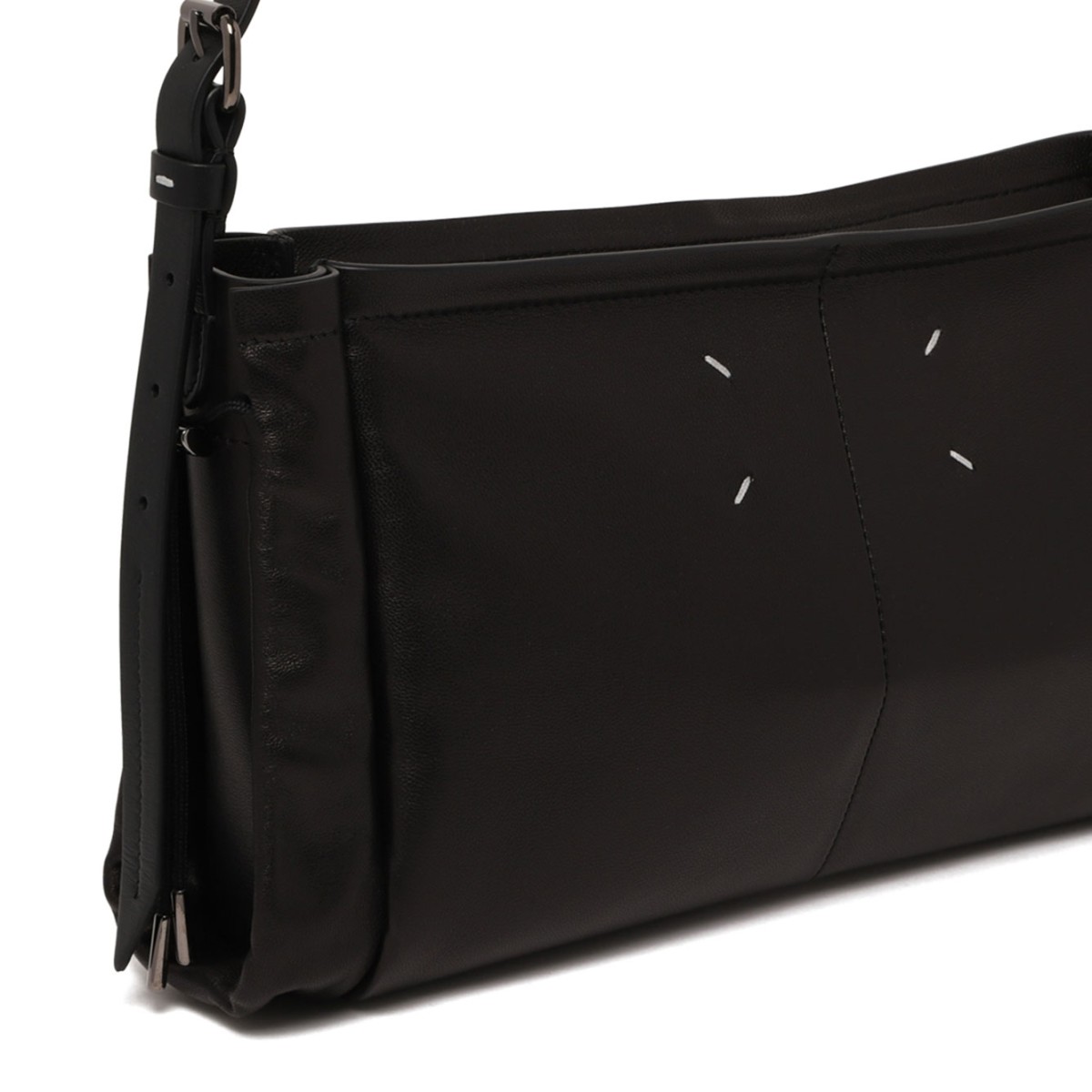 Black Drawstring Shoulder Bag