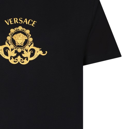 Black Hall Of Heroes Crest T-Shirt