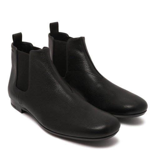 Black Leather Chelsea Boots 2