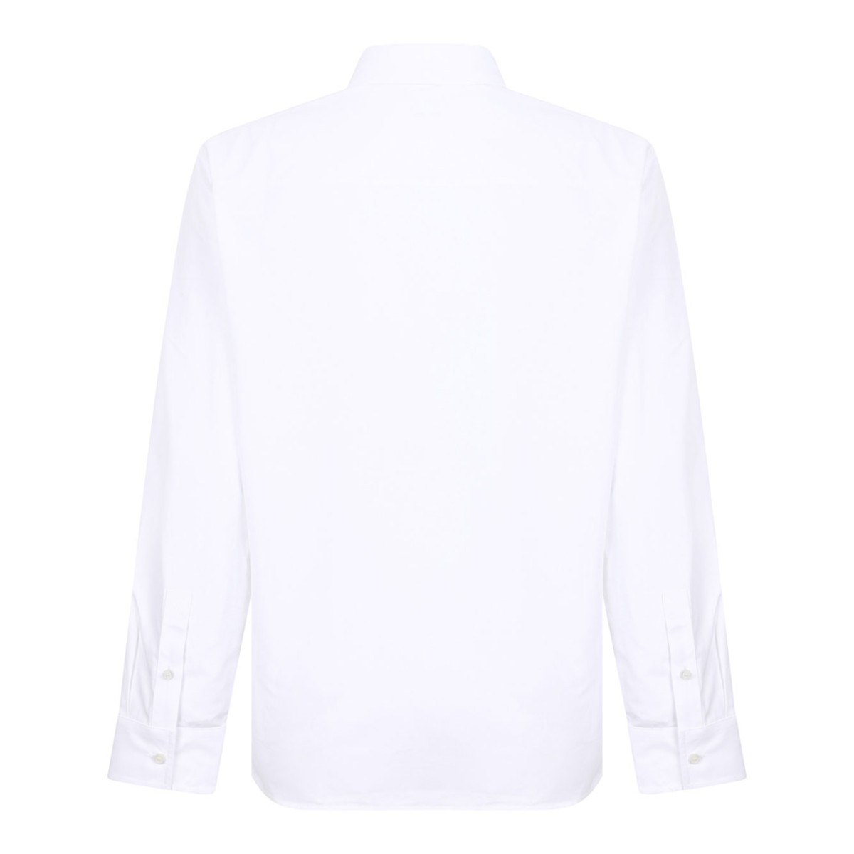 White Formal Shirt In Cotton Poplin