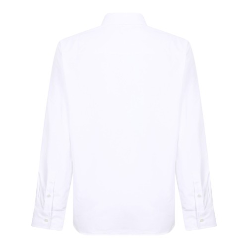 White Formal Shirt In Cotton Poplin
