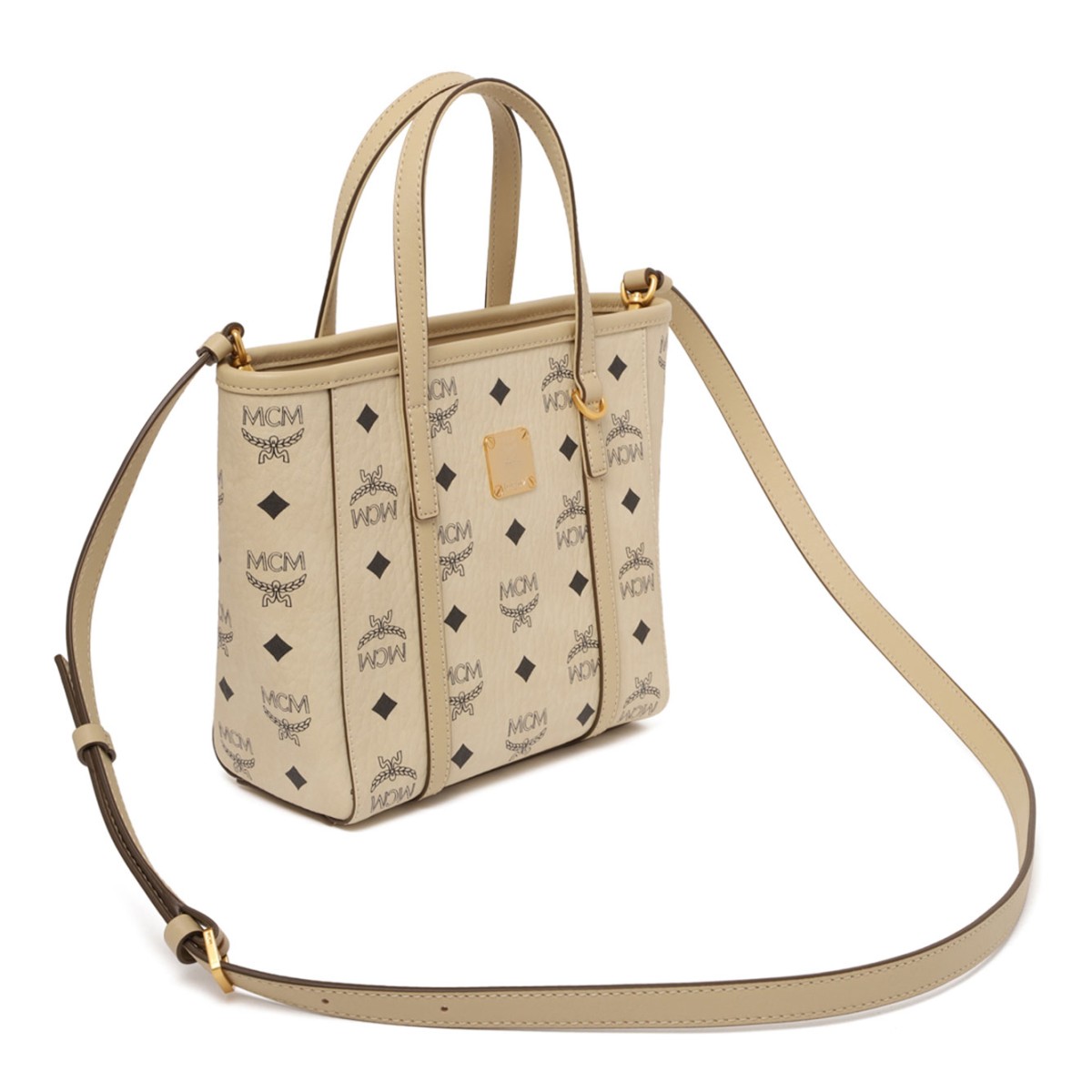 Beige Mini Toni Shopper Bag