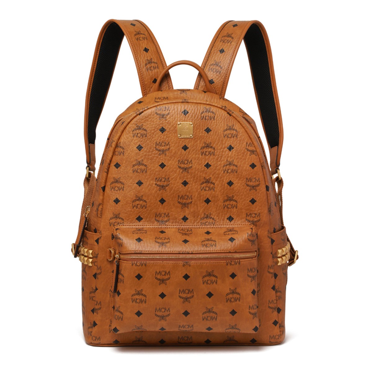 Cognac Monogrammed Backpack