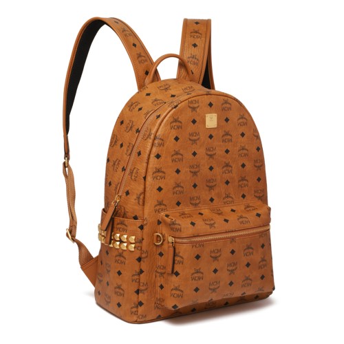 Cognac Monogrammed Backpack