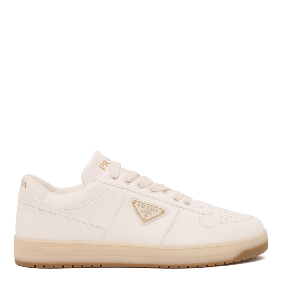 Ivory Downtown Nappa Sneakers