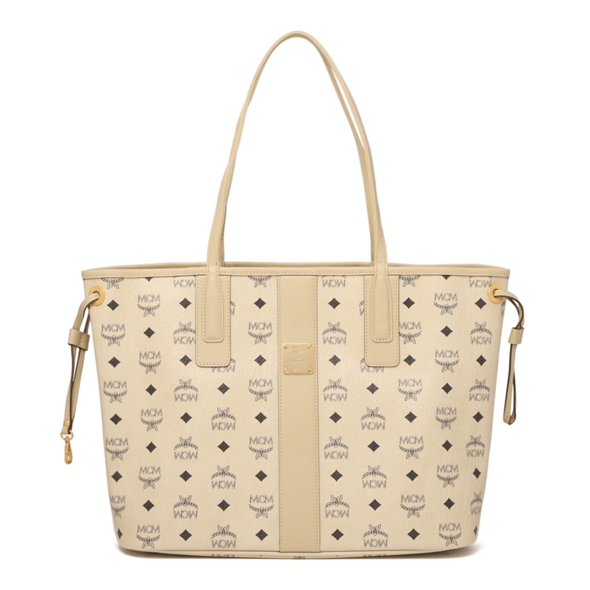Beige Reversible Liz Shopper Bag