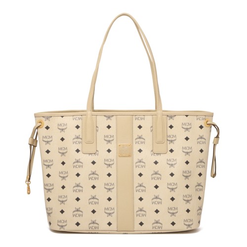 Beige Reversible Liz Shopper Bag