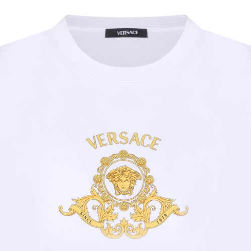 Optical White Hall Of Heroes Crest T-Shirt