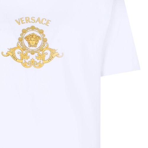 Optical White Hall Of Heroes Crest T-Shirt
